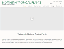 Tablet Screenshot of northerntropicalplants.com.au